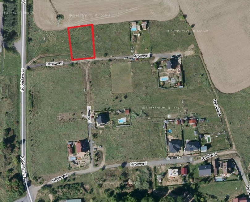Stavební pozemek Stříbro 1000 m² – pohled 3