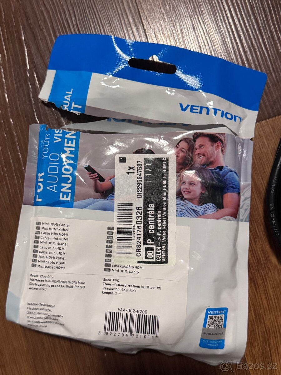 Mini HDMI kabel Vention - 3