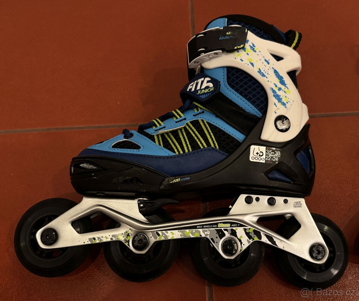 Dětské inline brusle Oxelo FIT5, vel.35-38 - 3