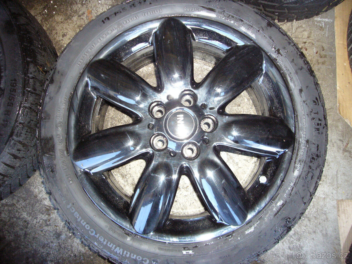 ZIMNÍ ALU KOLA MINI COOPER-BMW 17" 5x112 7" et-47, - 3