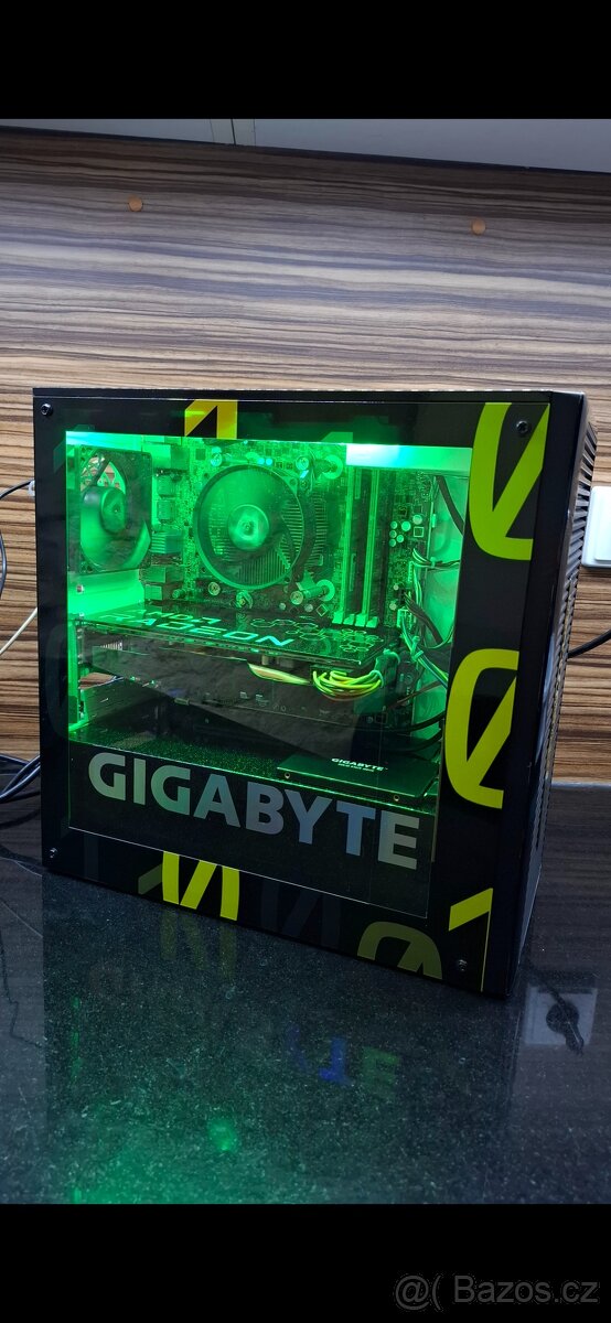 Herní pc AMD green PRO , 8Gb,1,Gb,SSD - 3