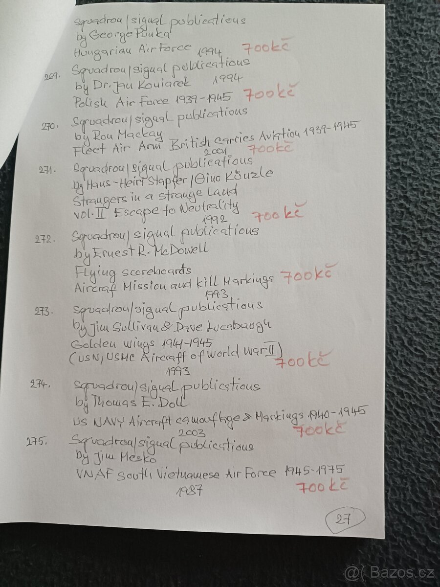 Vojenské staré letecké knihy - 3
