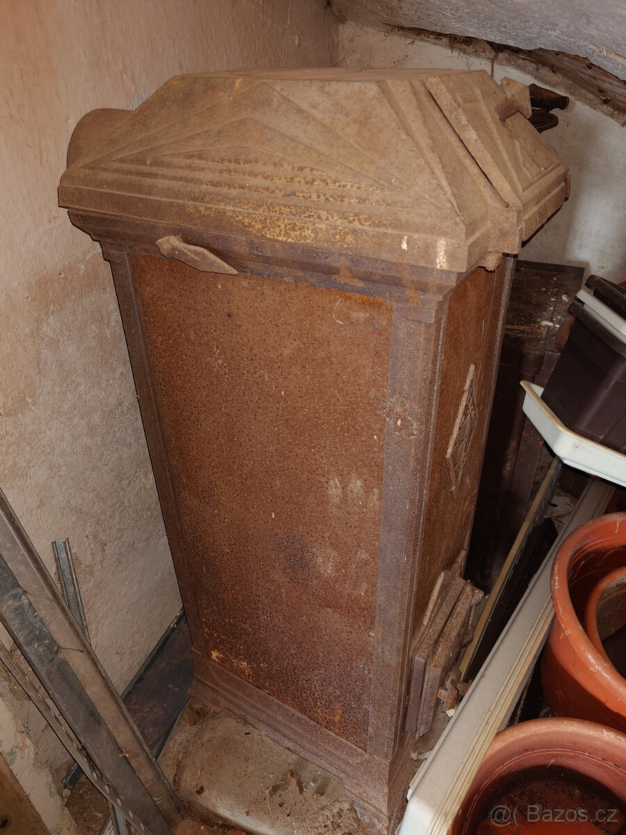 starožitná litinová kamna Fenom - 3