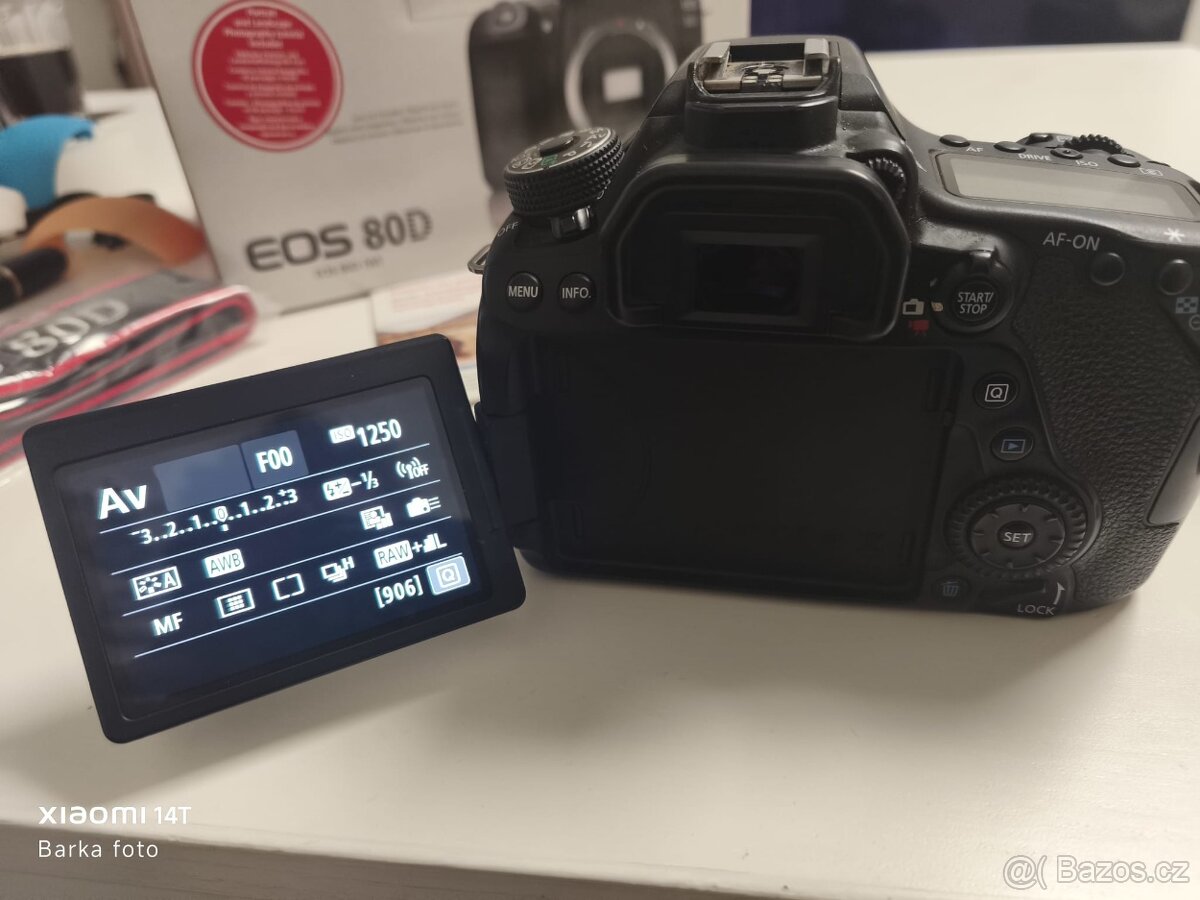 Canon 80D + příslušenství - 3