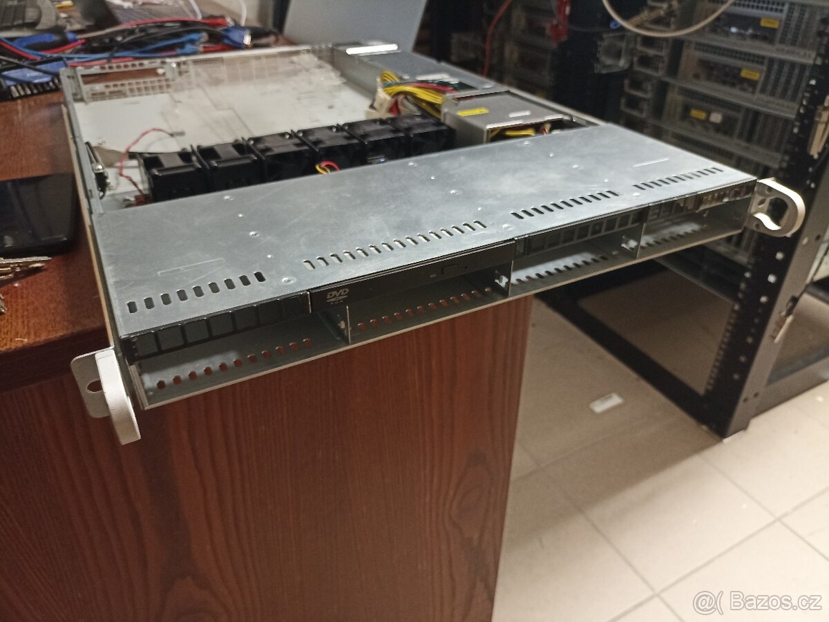 Supermicro 1U CSE-815 1PSU 4x3,5" - 3