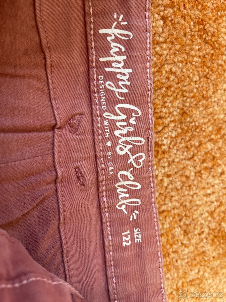 Dívčí zateplené kalhoty 122 - 3