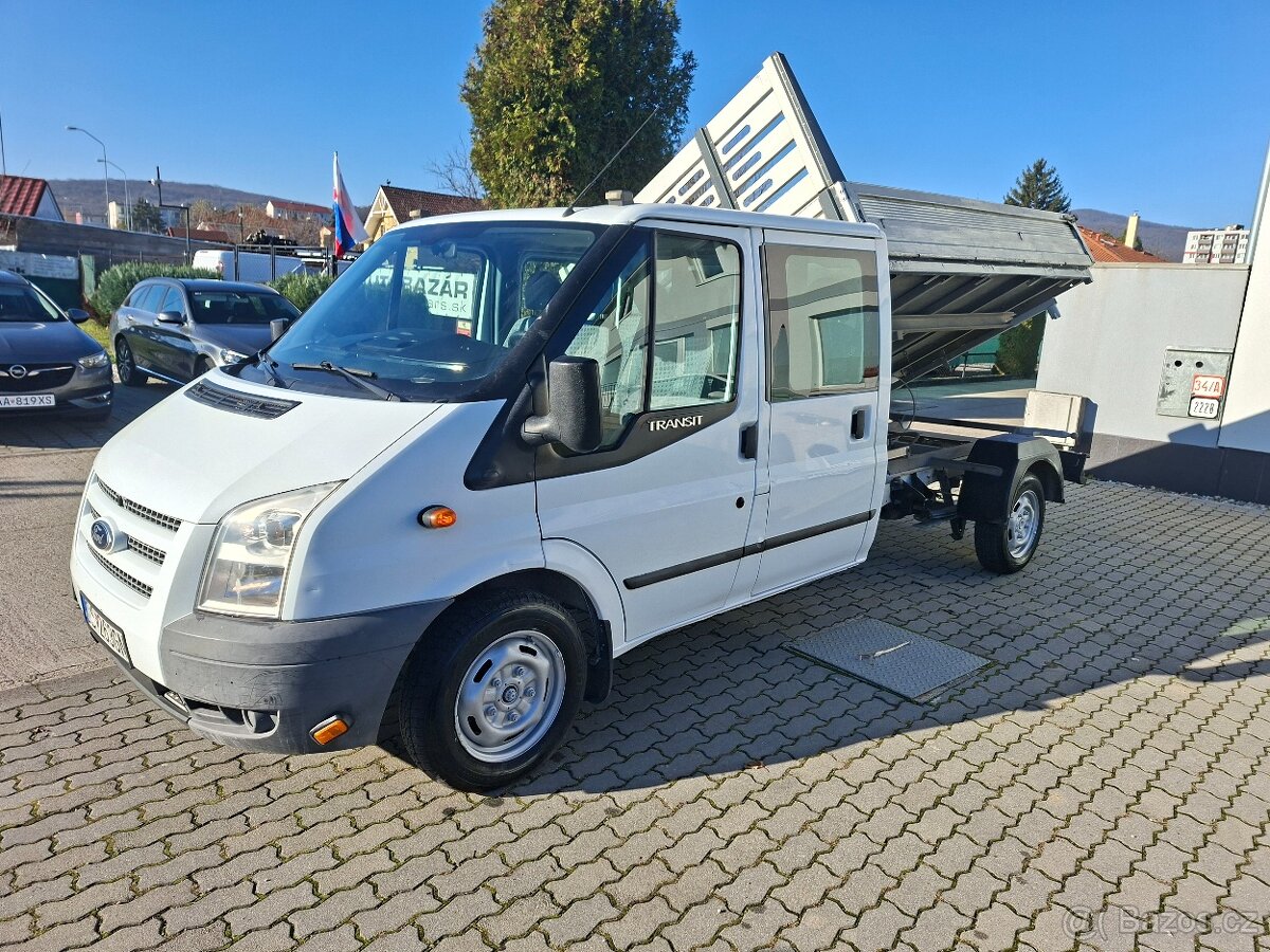 Ford Transit 2,2D- 92KW -7mist - 3stranný vyklapeč - 3