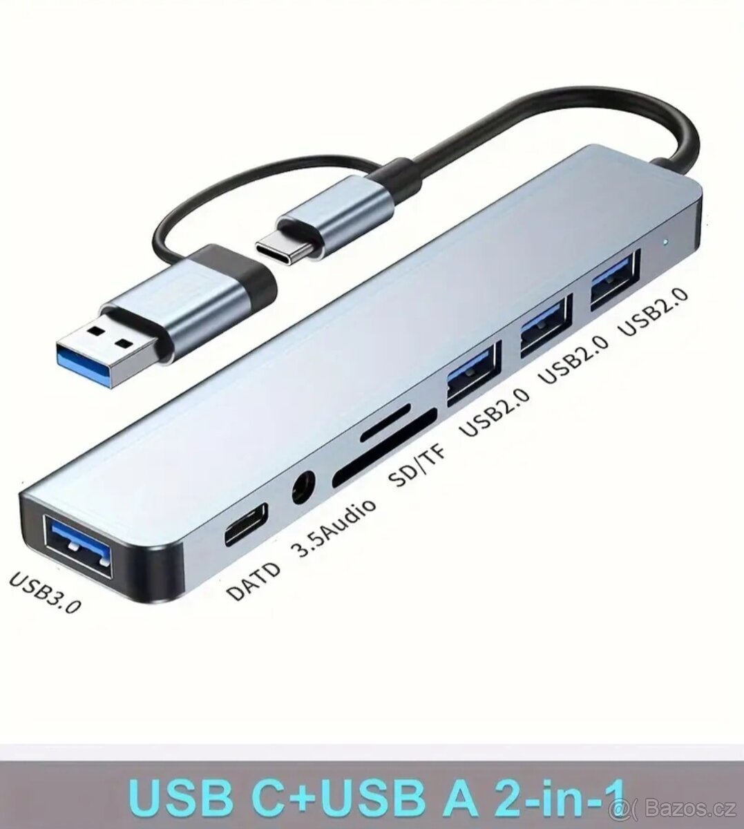 USB-C/USB hub s SD,microSD, USB 3.0&USB 2.0,Jack - 3
