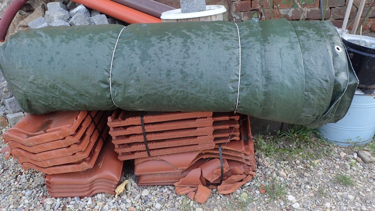 Velká zakrývací plachta s oky 11x8m - 3