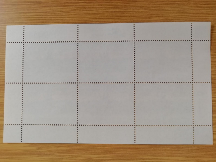 Originál blok známek W "Russian warship,go....." první edice - 3