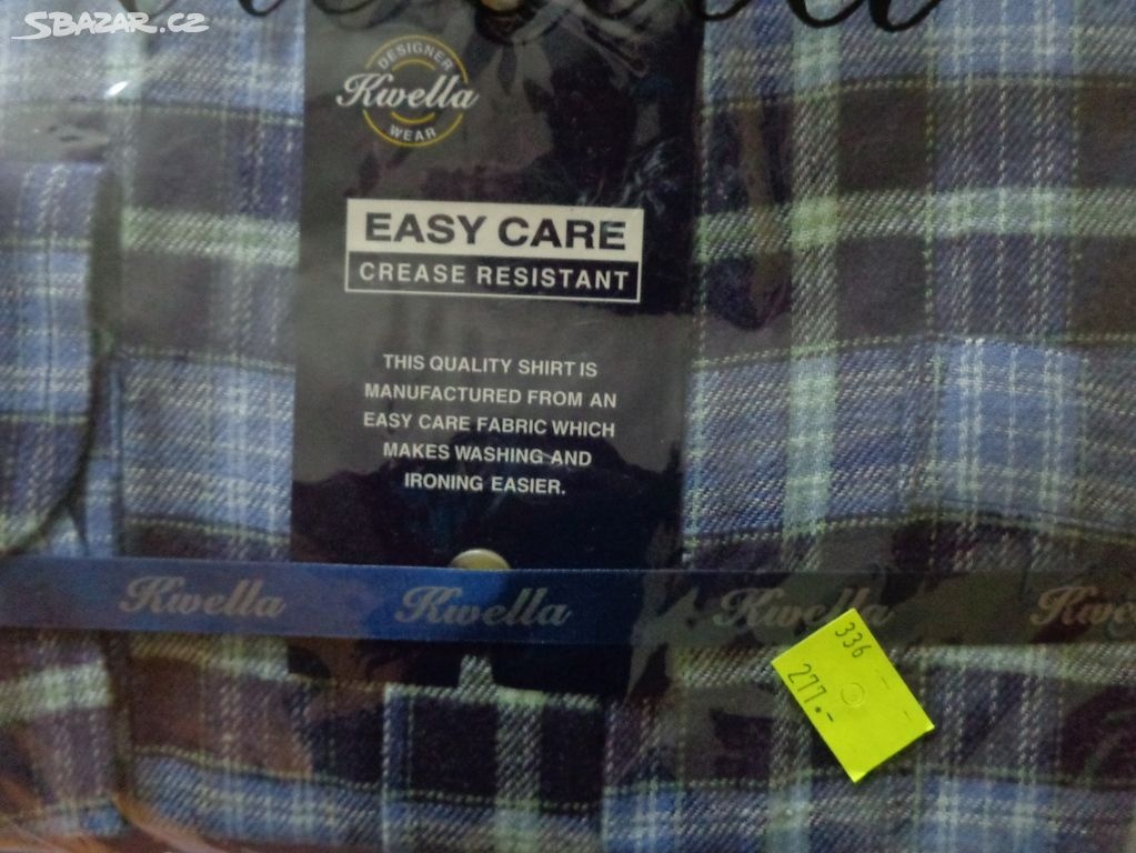 Pánská košile flanelová, vel. 42 - 43 - 3