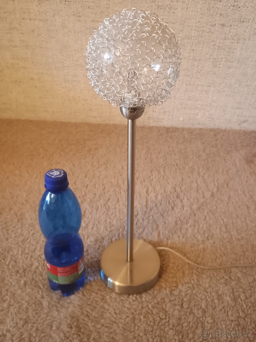 Starý lustr a nástěnná lampa, křištál ze šedesátek ,desingov - 3