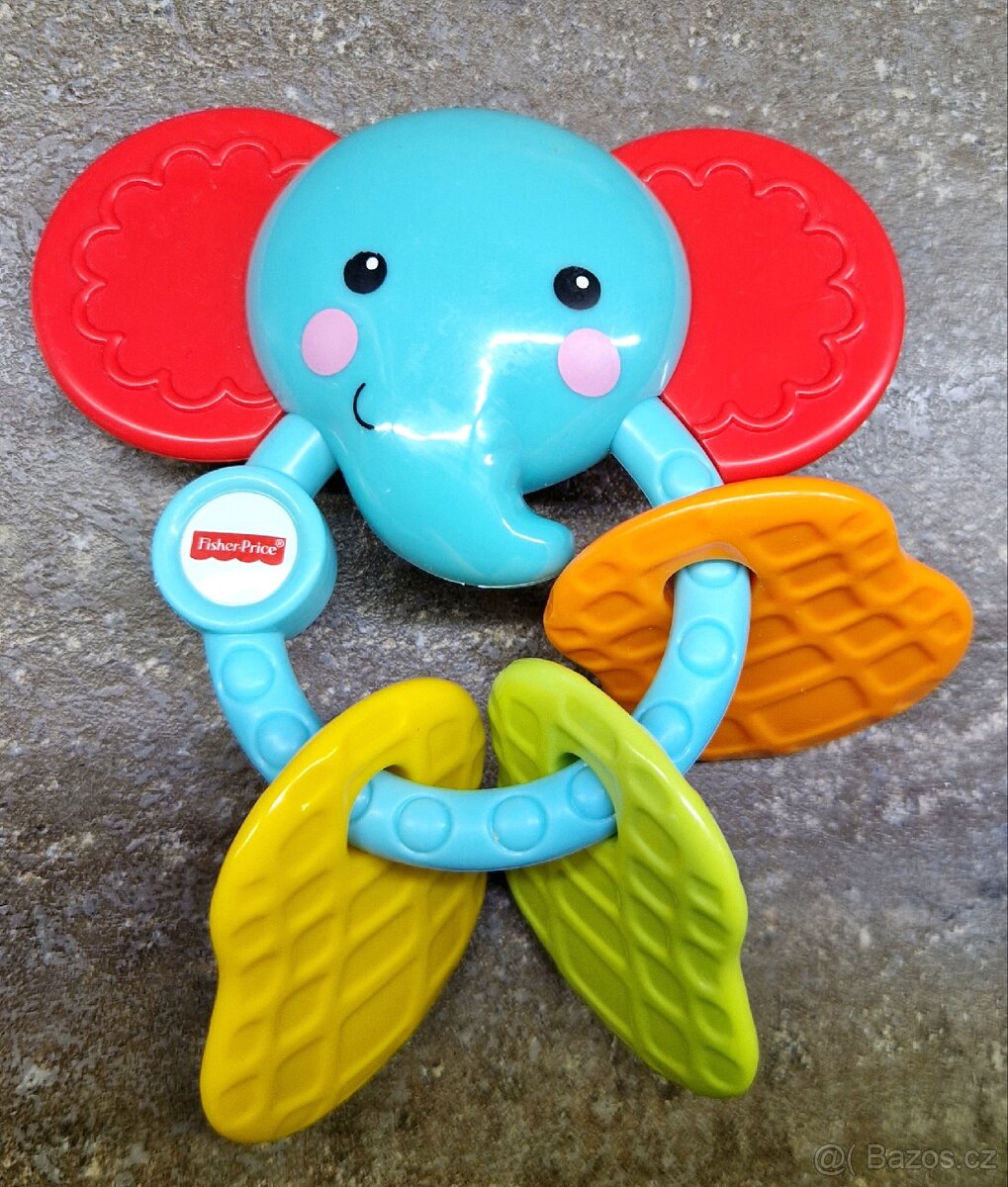 Chrastítko Fisher-Price, měkké kostky, knížka do vody - 3