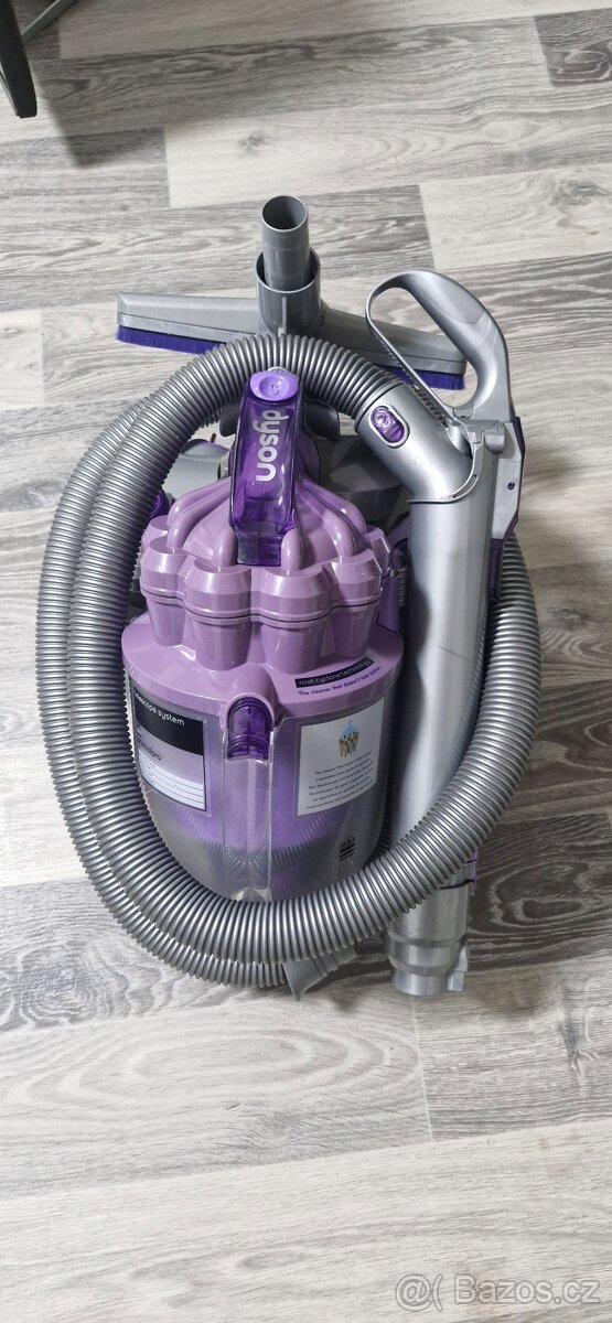 Dyson DC08 Telescope Wrap Animal válcový vysavač stříbrný/le - 3