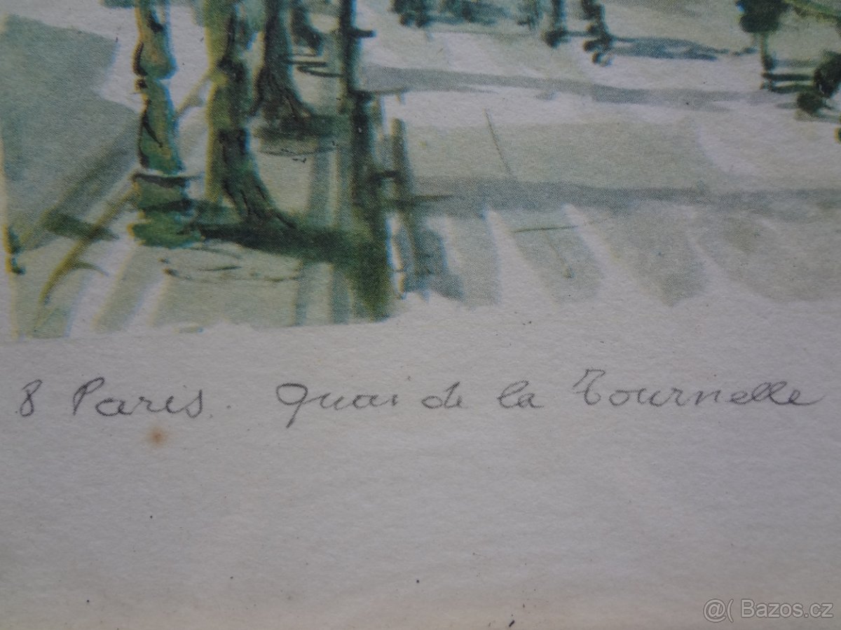 Starožitný obrázek z Paříže - 3
