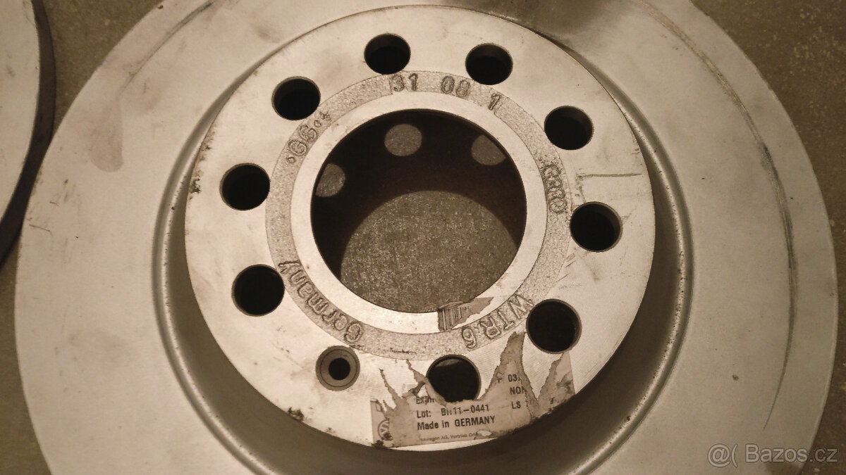 2x brzdový kotouč VW / Audi -- NOVÉ - 3