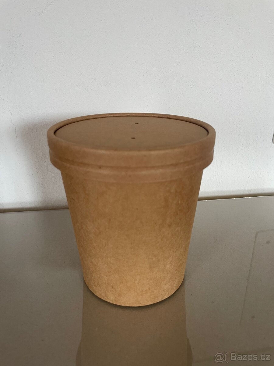 Papírový kelímek kompostovatelný - 3