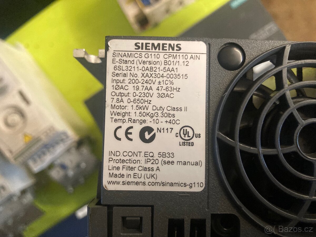 Frekvenční měniče, zdroje 24V, koncáky - 3