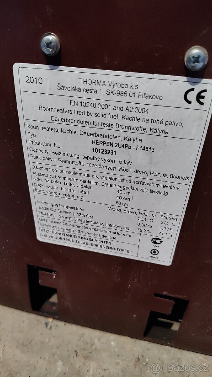 Kamna Thorma nové - 3