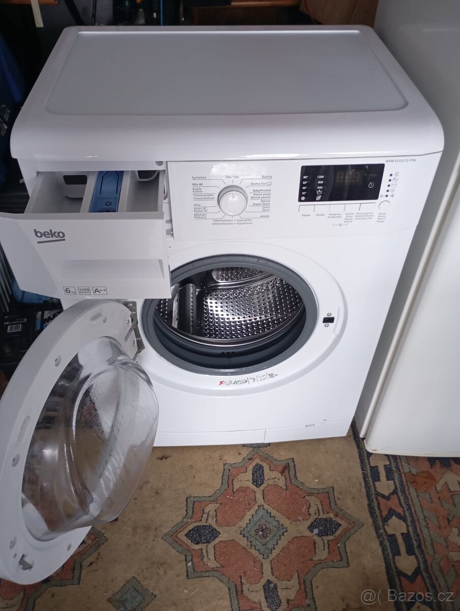 🟦 BEKO pračka – 6 kg, 1200 ot., A+++, plně funkční - 3