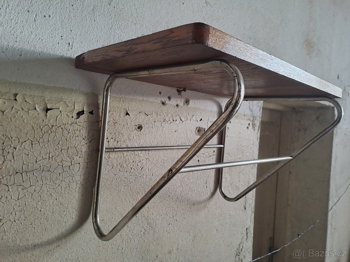 chrom, chromovaná polička THONET - HALABALA - 3