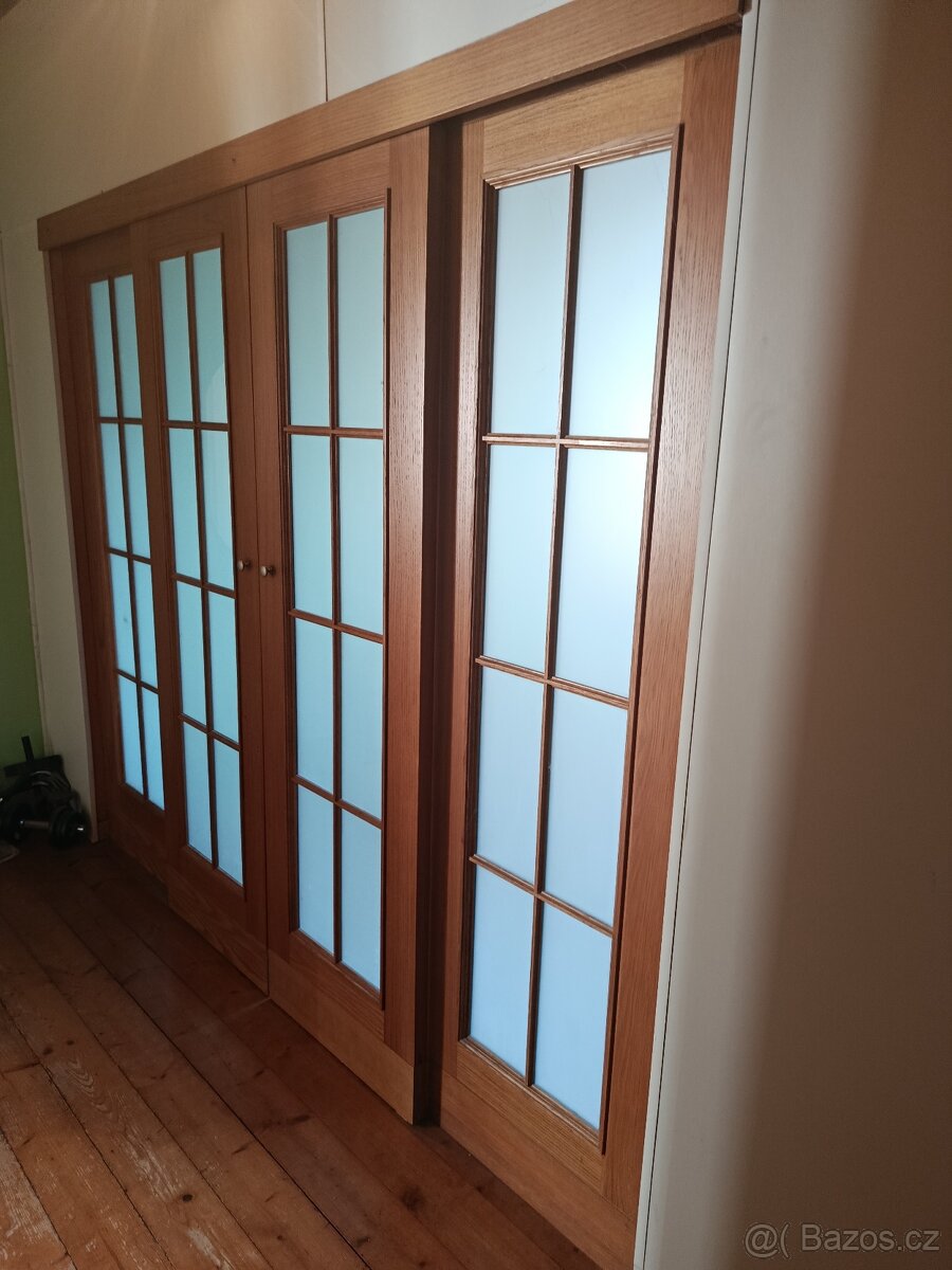 Posuvné interiérové dveře prosklené - 3