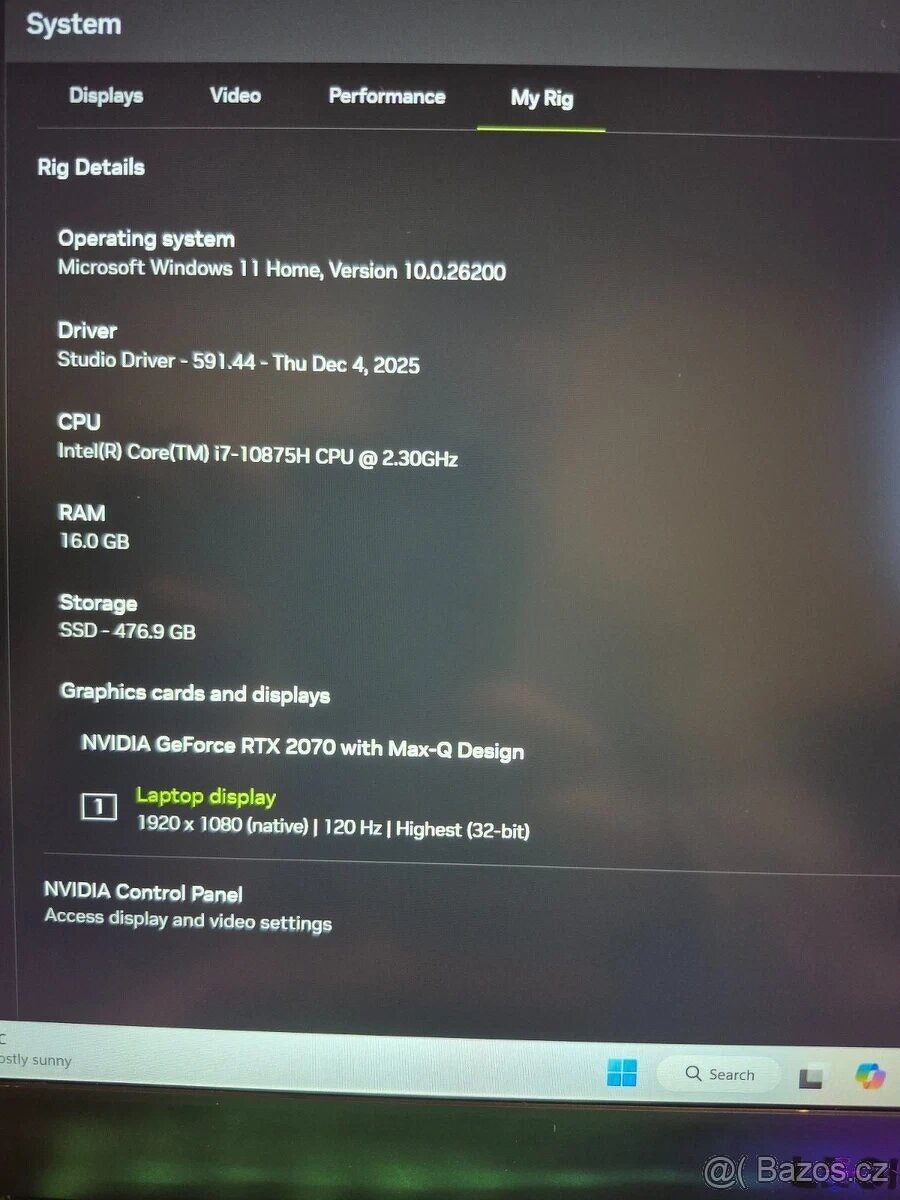 Prodám Lenovo Legion 7 - 3