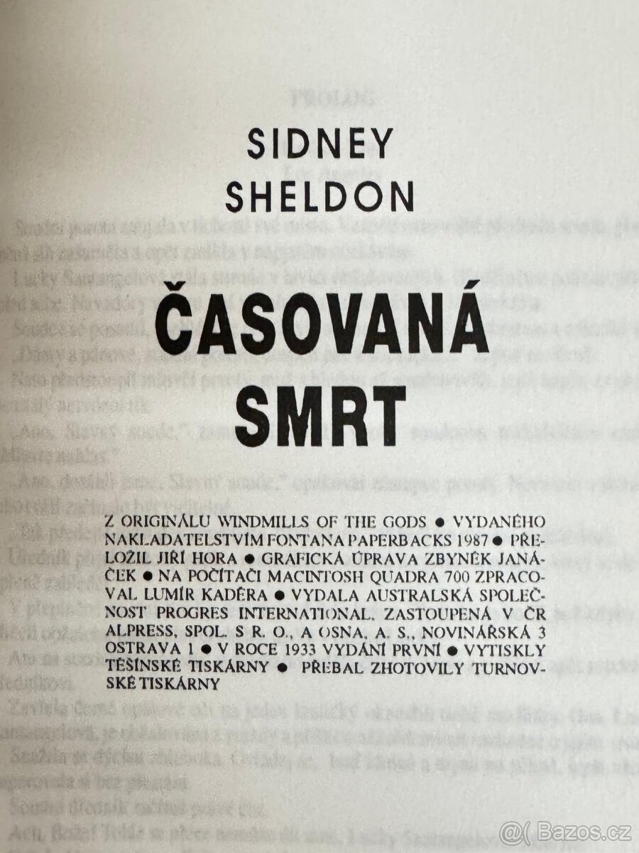 Časovaná smrt (Sidney Sheldon) - 3