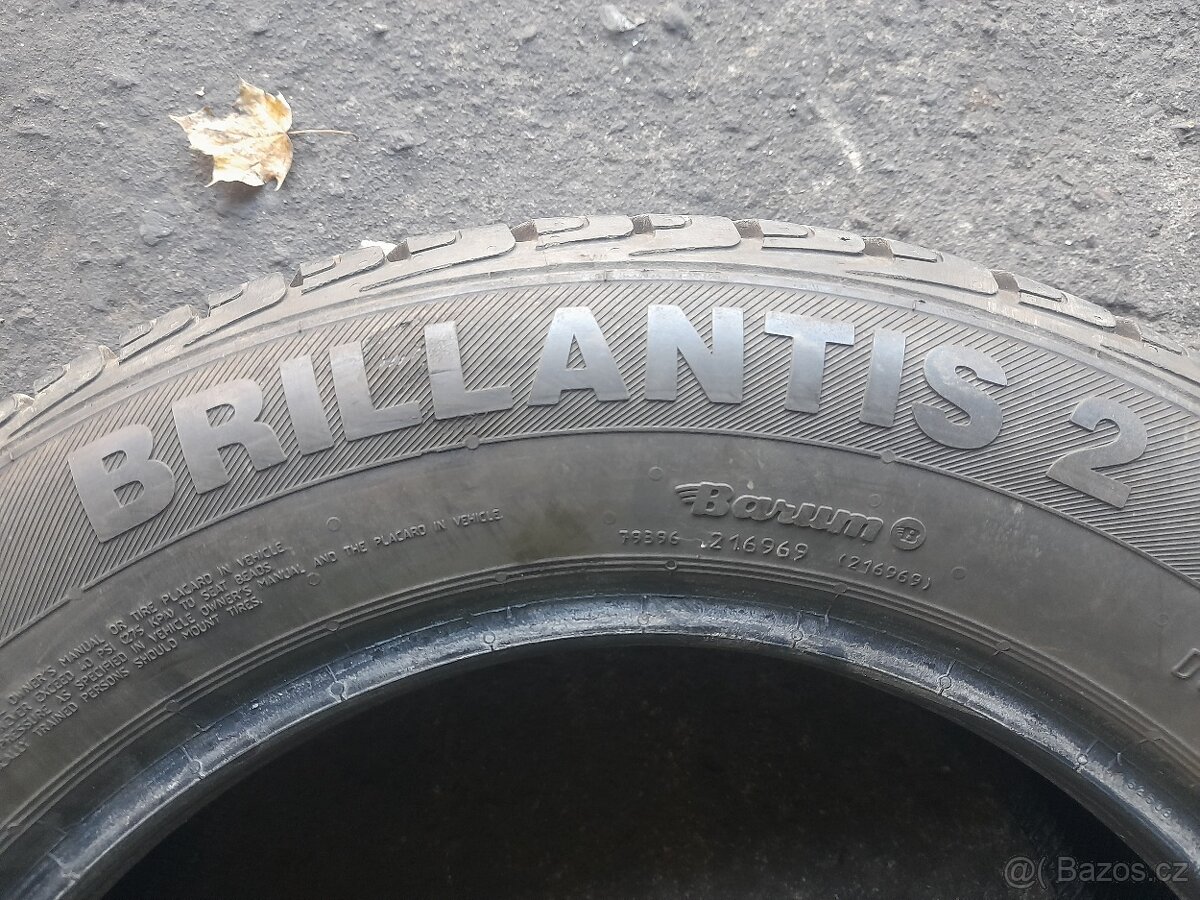 Barum 185/65/14 - letní - 7mm - starší DOT - 3