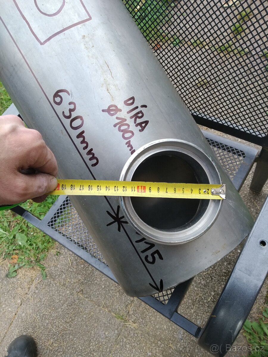 Filtrační nádoba průměr 253mm, výška 745mm. Váha 11,9kg - 3