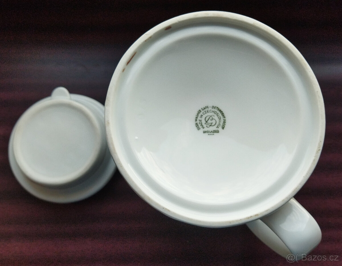 Stará gastro konvice, zn. G. Benedikt 1882, Dvory u KV - 3