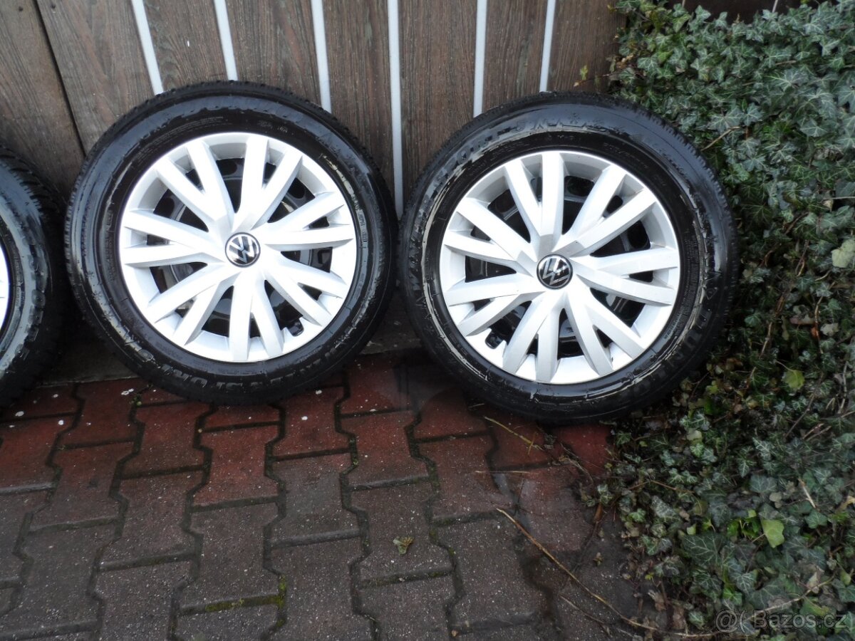 Komplet Zimní Sada Dunlop +Poklice205/60/16 ET 46 5X112 - 3