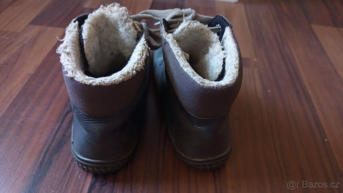 Kožené zimní barefoot boty Filii vel. 31 - 3