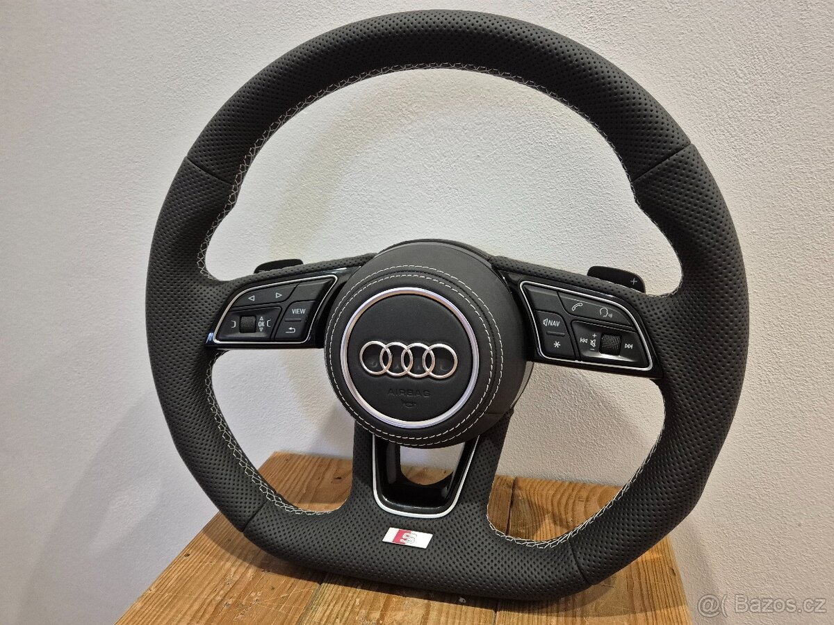 AUDI ŠPORTOVÝ VOLANT CELO-PERFOROVANÝ - 3