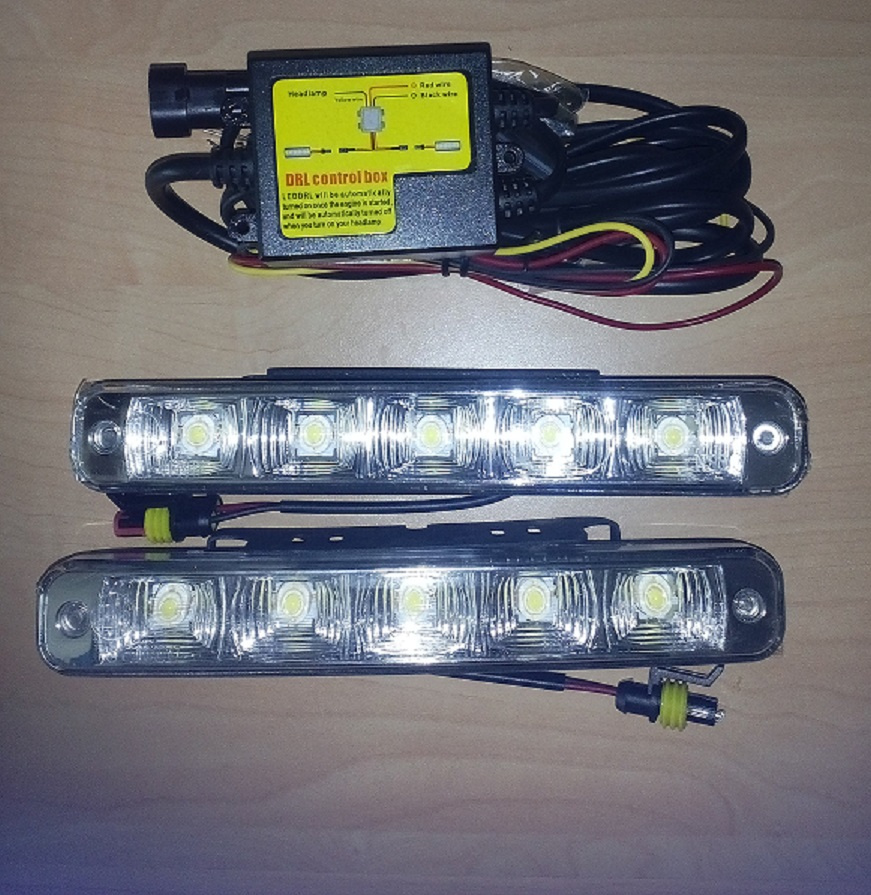 Světla carlamp pro denní svícení DRL-2x5 LED.12/24V. - 3