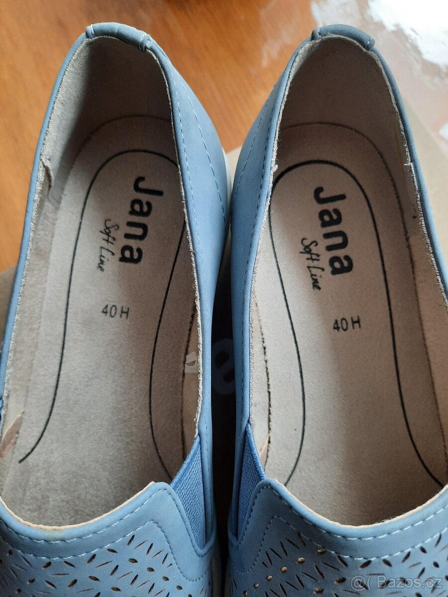 Dámské polobotky, mokasíny vel.40 - 3