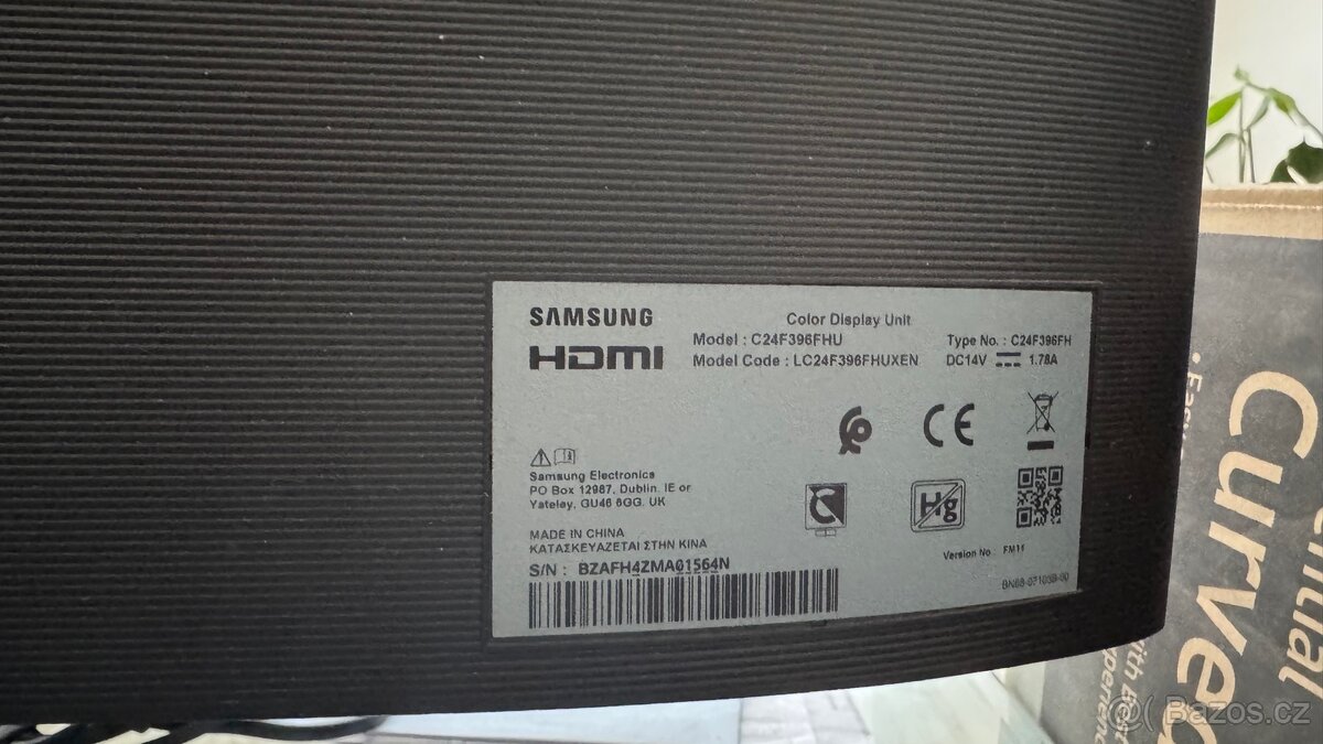 Monitor - Samsung 24” - LC24F390FHUXEN - 3