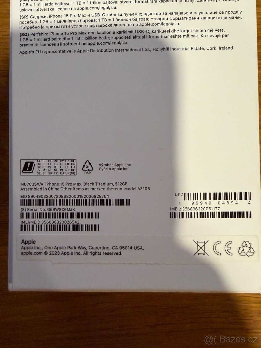 iPhone 15 Pro Max Black 512Gb Záruka iStyle - 3