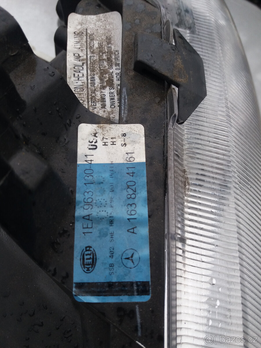 Mercedes ML w163 přední světla - 3