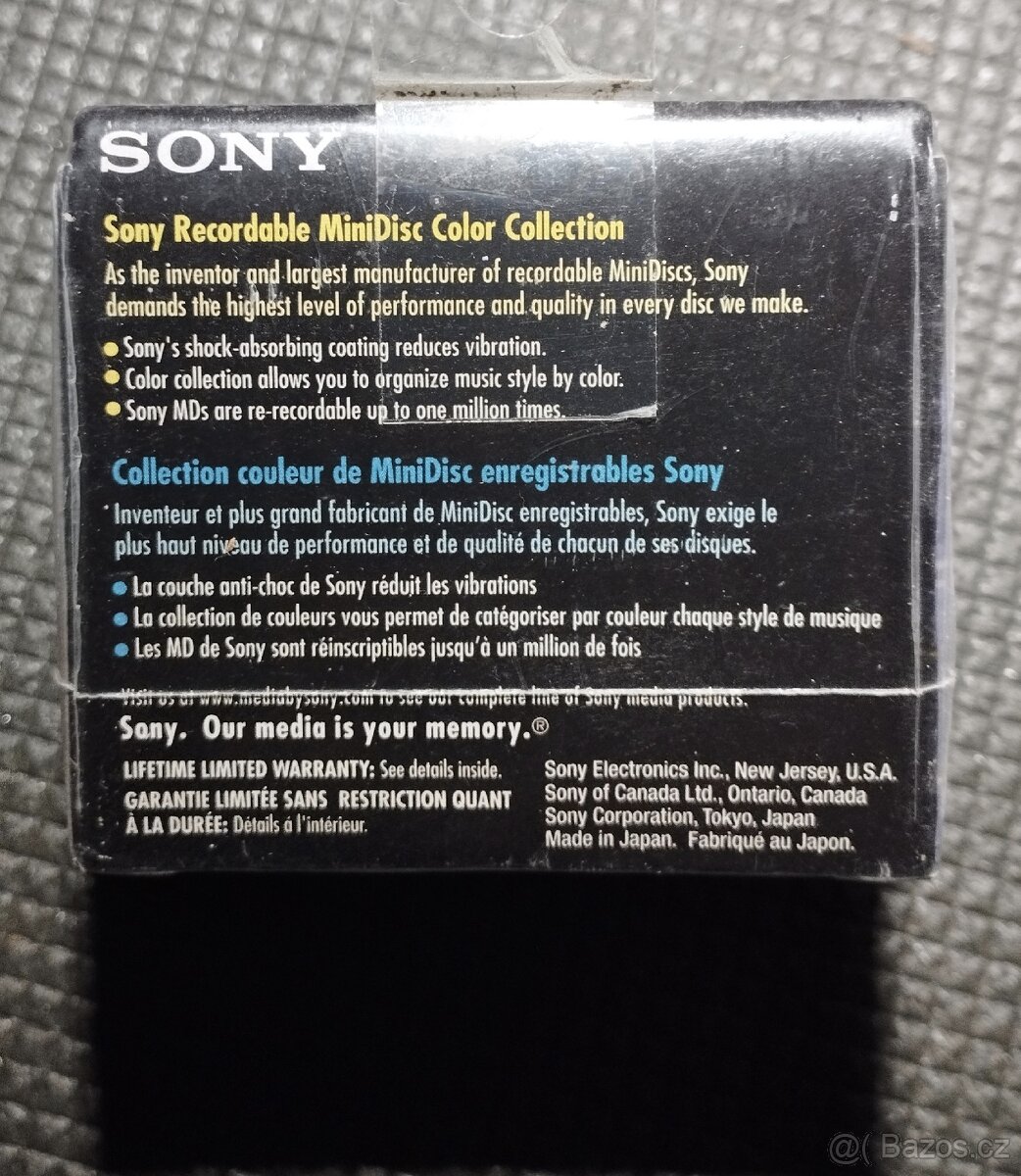 MiniDisc Sony MD80 Color Collection - 3