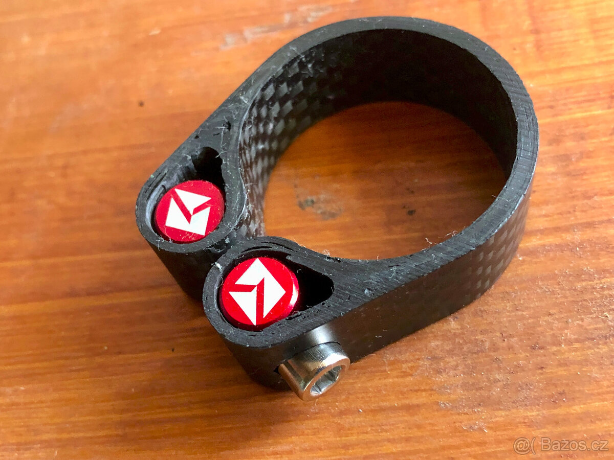 Karbonová objímka sedlové trubky 34.9 mm pro sedlovku 30.9 m - 3