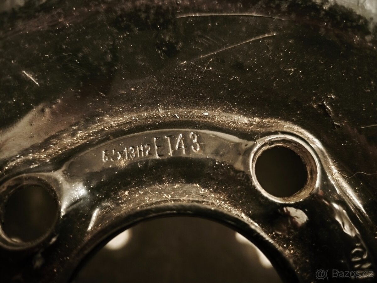 4× ocelové disky 6Jx13H2, ET43 - 3