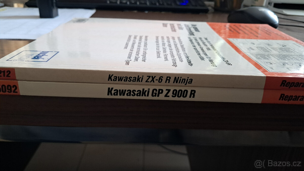 Honda,Suzuki,Yamaha,Kawasaki, opravářské manuály - 3