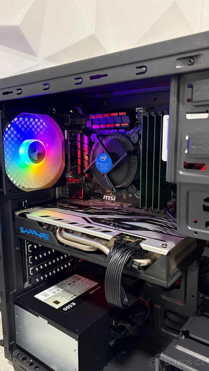 Herní PC I5 6400 / RX 580 4GB / DDR4 16GB - 3