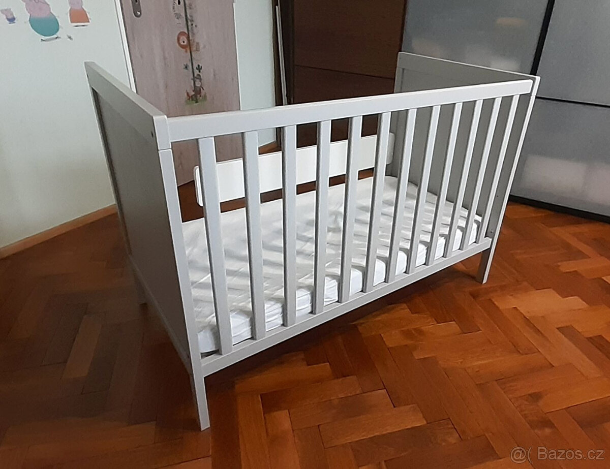 Rostoucí dětská postýlka Ikea vč. matrace a příslušenství - 3