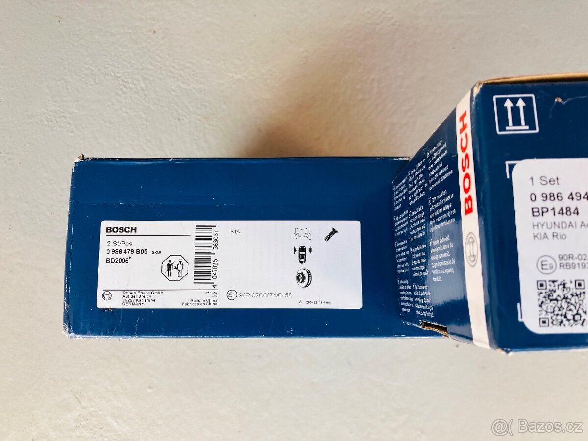 Brzdové díly Bosch pro přední nápravu 🚗 - 3