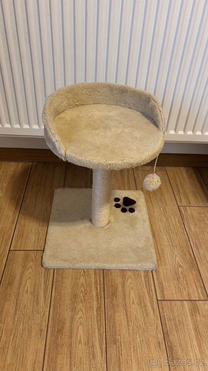 Kočičí odpočívadlo – béžové, kompaktní - 3