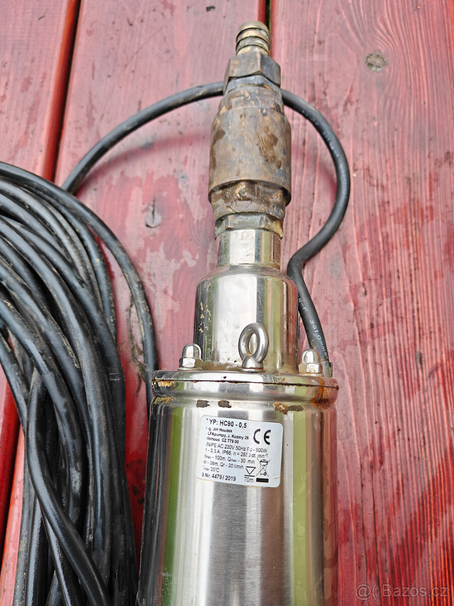 Prodám čerpadlo do vrtu průměr 96mm. - 3