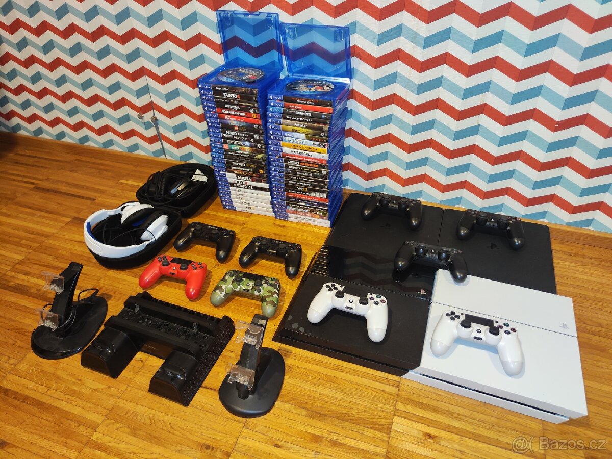 PlayStation PS4 Slim/Fat 500GB a Hry na PS4/PS5 - 3