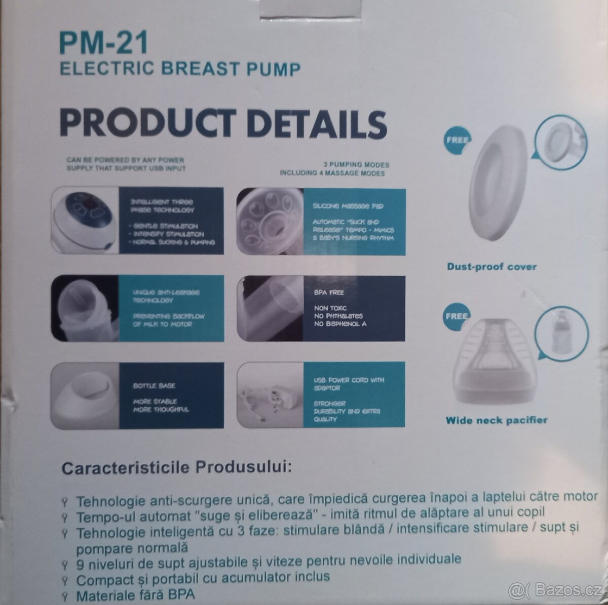 Elektrická odsávačka mléka - 3